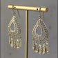 Filigree Chandelier Teardrop Earrings with Dangles