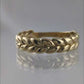 Gold Leaf Pattern Ring - 10k,14k,18k