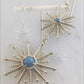 Starburst Drop Earrings – Blue Gem Statement Jewelry