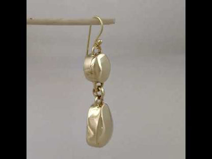 Pebble Double Drop Earrings