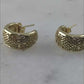 Etruscan J Hoop Earrings with Milgrain Detailing -Byzantine Design