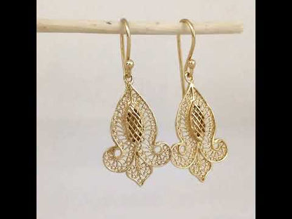 Fleur-de-Lis Dangle Earrings