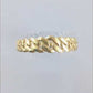 Gold Cuban Chain Link Ring - 18k, 14k,10k