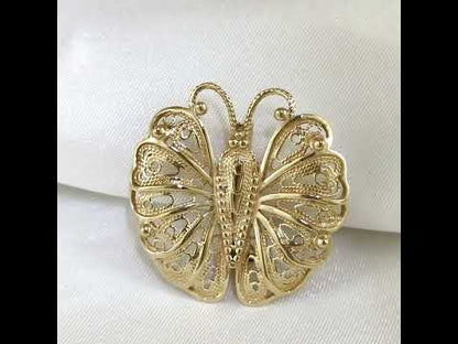 Butterfly Openwork Brooch