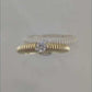 Gold Grooved Ring - 10k,14k,18k