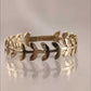 Leaf Gold Ring - 10k,14k,18k