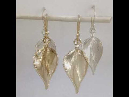 Leaf Drop Earrings