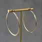 High-Polish J. Lo Hoop Earrings – Bold Gold Statement Hoops