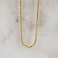 Timeless Gold Byzantine Chain Necklace, 18k Gold Over Sterling Silver, Available in 18in, 24in, 30in with 2in Extender