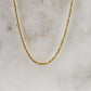 Timeless Gold Byzantine Chain Necklace, 18k Gold Over Sterling Silver, Available in 18in, 24in, 30in with 2in Extender