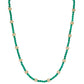 18K Gold Plated Gemstone Bead Necklace
