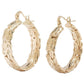 Byzantine Hoop Earrings with Woven Detail