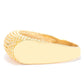 18K Gold Plated Polished & Textured Ring