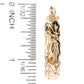 Byzantine Hoop Earrings with Woven Detail