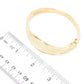 Wickerwork Hinged Cuff Bangle with Figure 8 Safety Lock
