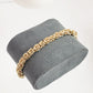 Gold Byzantine Chain Bracelet – Artisan Design, Statement Gold Jewelry with Adjustable Length